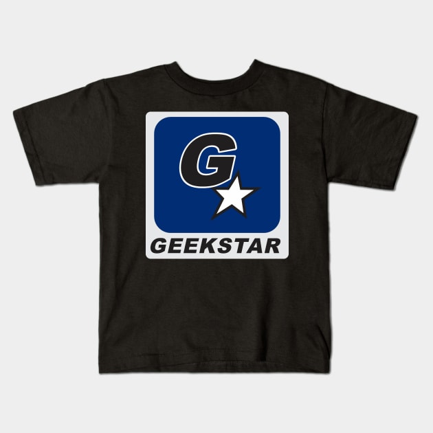 geek star Kids T-Shirt by rafaelwolf